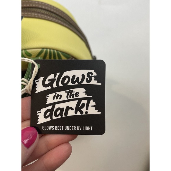 Loungefly Disney Mickey & Friends Jungle Mini Backpack Glow In The Dark Bag NEW! - Picture 11 of 16